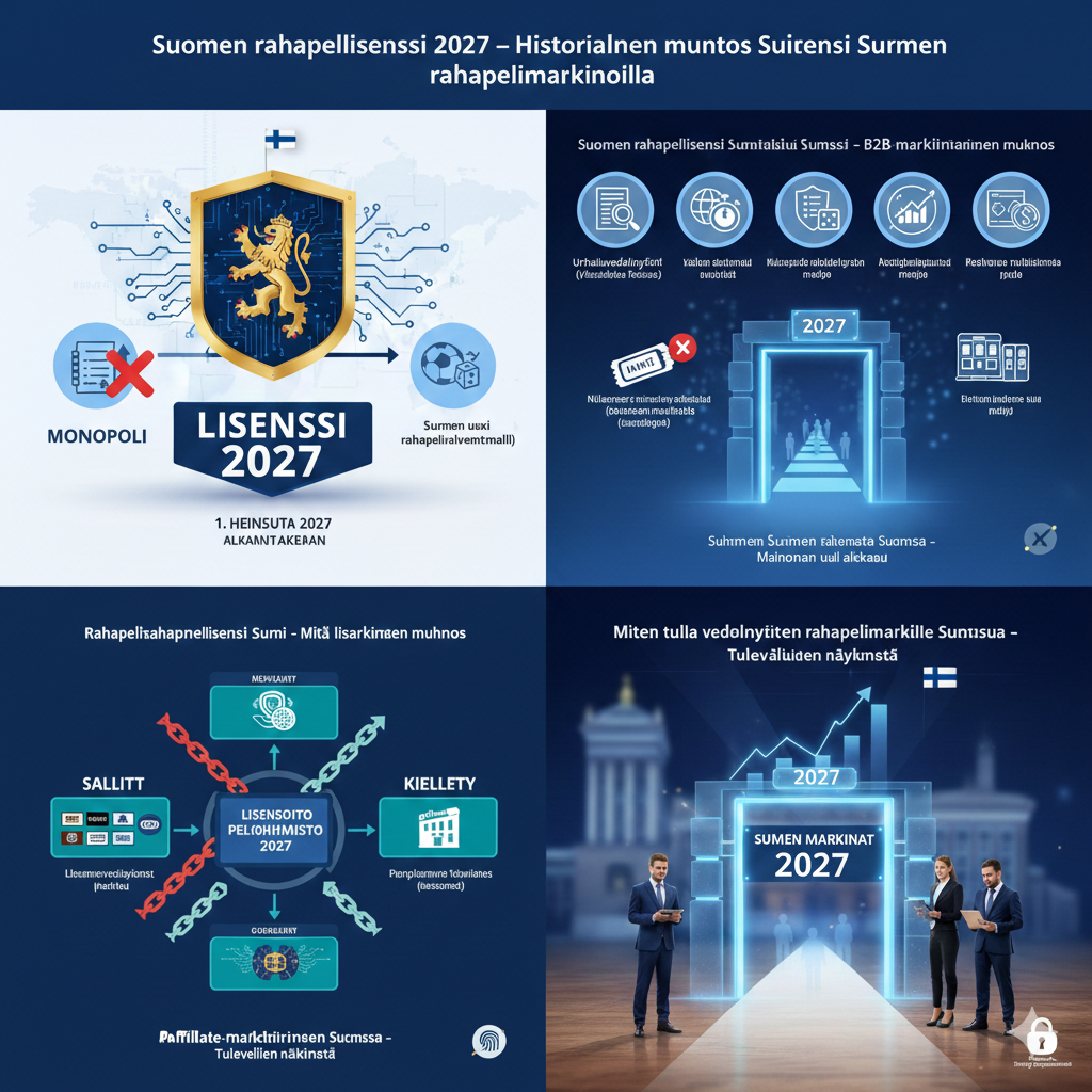 Suomen rahapelilisenssi 2027 – Historiallinen muutos Suomen rahapelimarkkinoilla